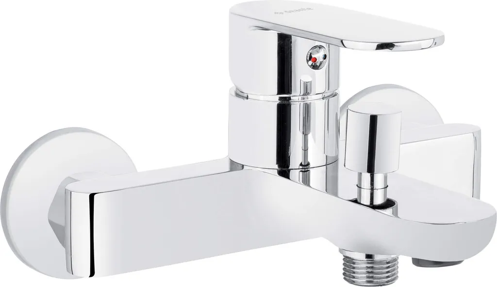 Wall-mounted bathtub mixer