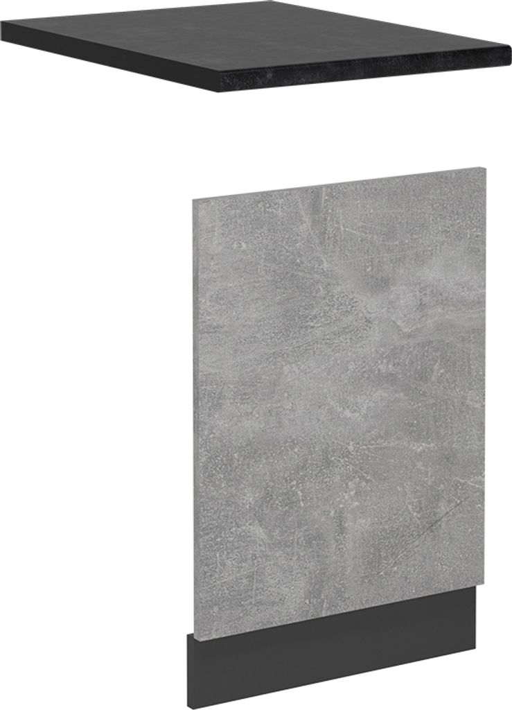 Frontblende Vicco R-Line Beton 45 cm , AP Anthrazit, Model 53697