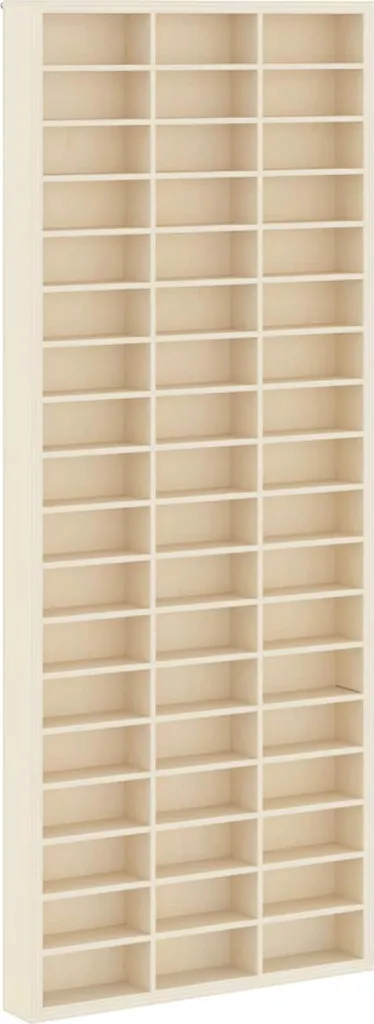Espositore da parete con ripiano Beige 30 x 4,5 x 75 cm Materiale ligneo