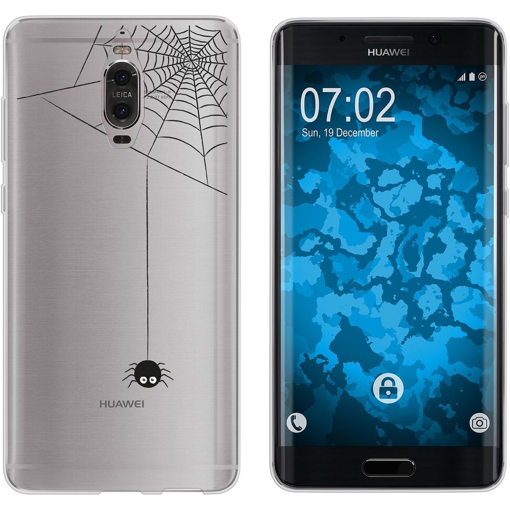 PhoneNatic Case kompatibel mit Huawei Mate 9 Pro Silikon-Hülle Herbst Spinne/Spider M3