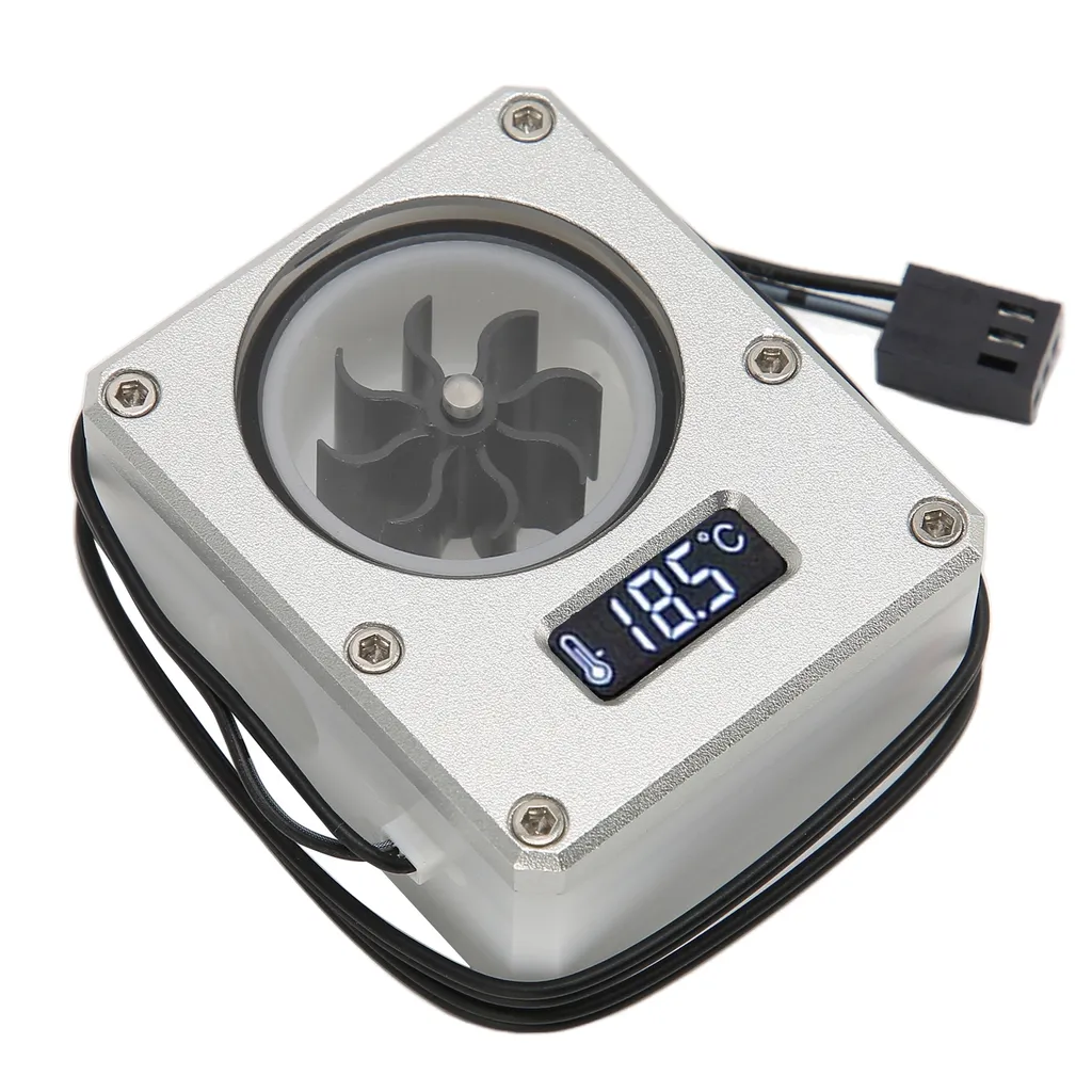 Contrôleur de débit pour watercooling PC gaming filetage G1/4 robuste - 4