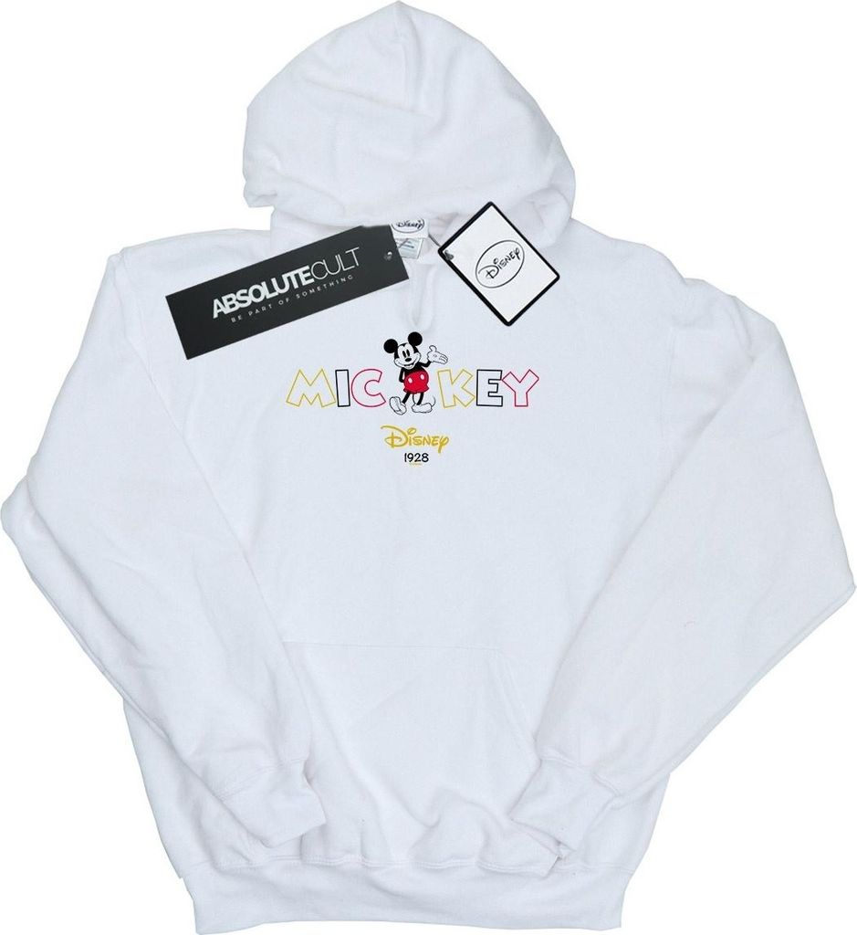 Disney - "1928" Kapuzenpullover für Damen BI10694 (S) (Weiß)