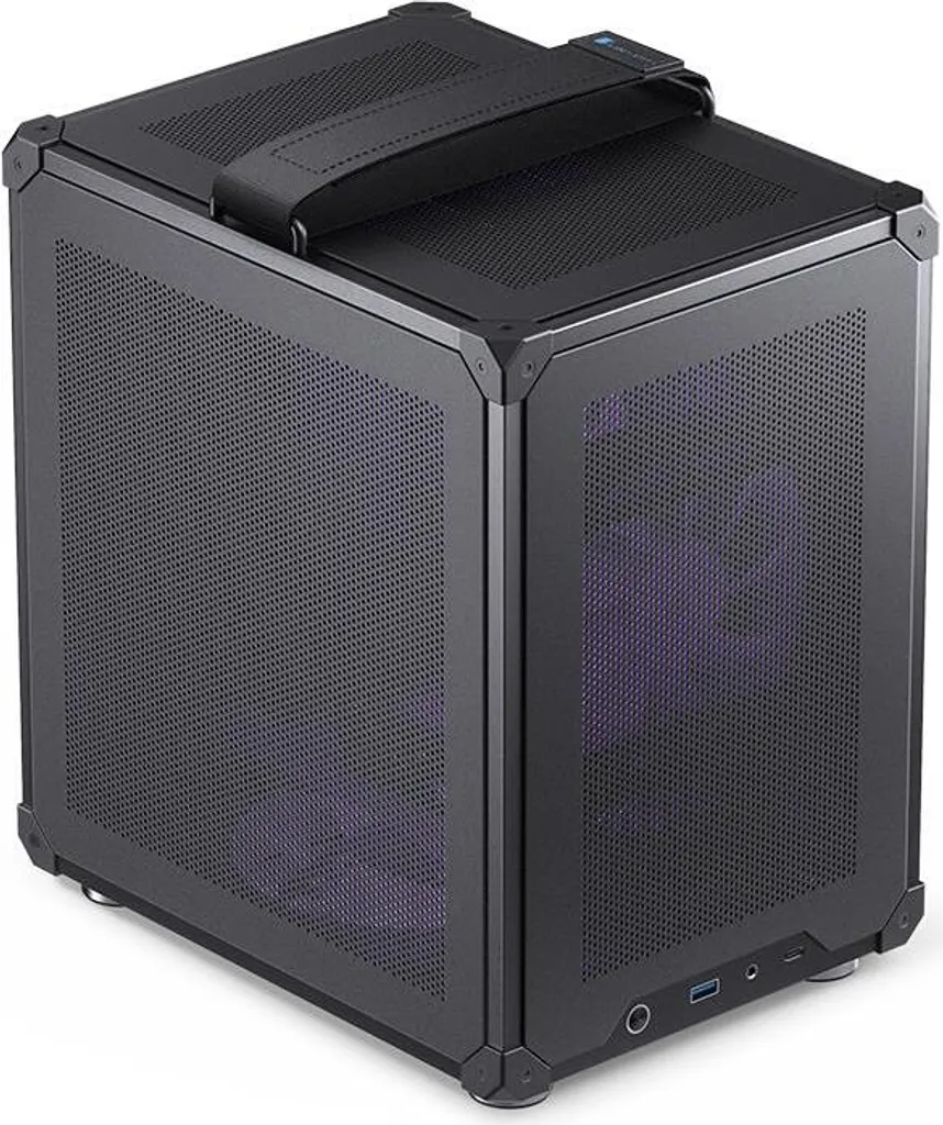 Jonsbo C6 Boîtier PC Micro-ATX Noir - Mini Tour Gaming Compacte Mesh