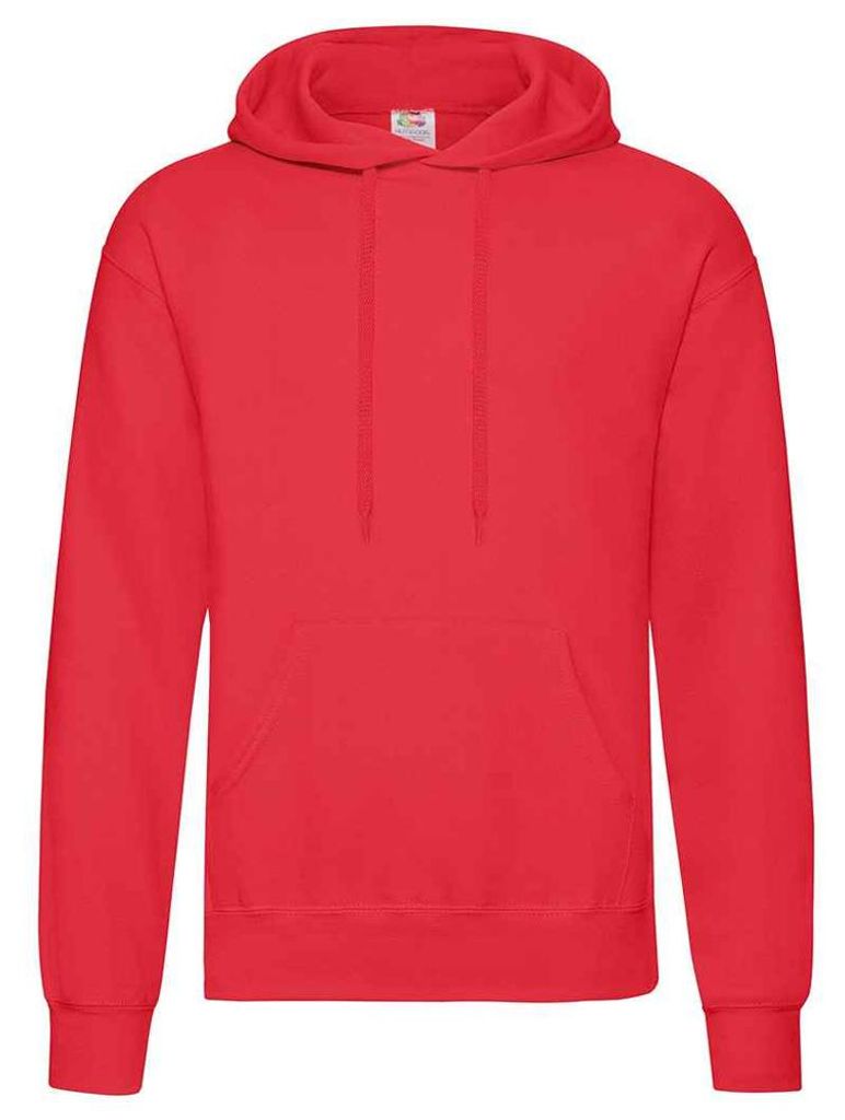 Fruit of the Loom - "Classic" Kapuzenpullover für Herren/Damen Uni LT1661 (XXL) (Rot)