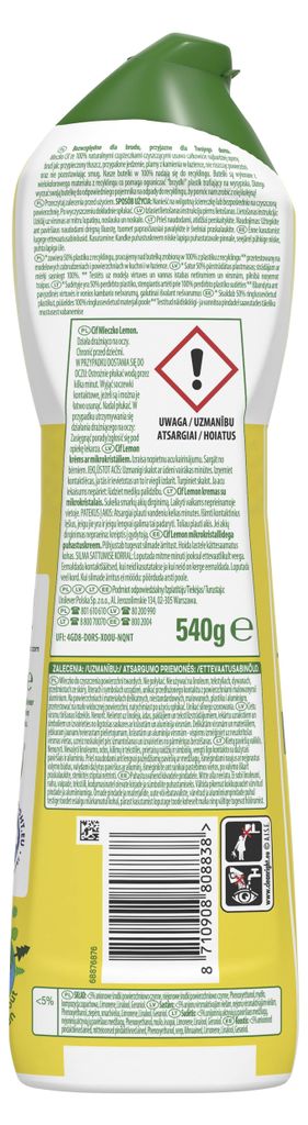 Cif, Mleczko z kryształkami, 540g Zdjęcie produktu 