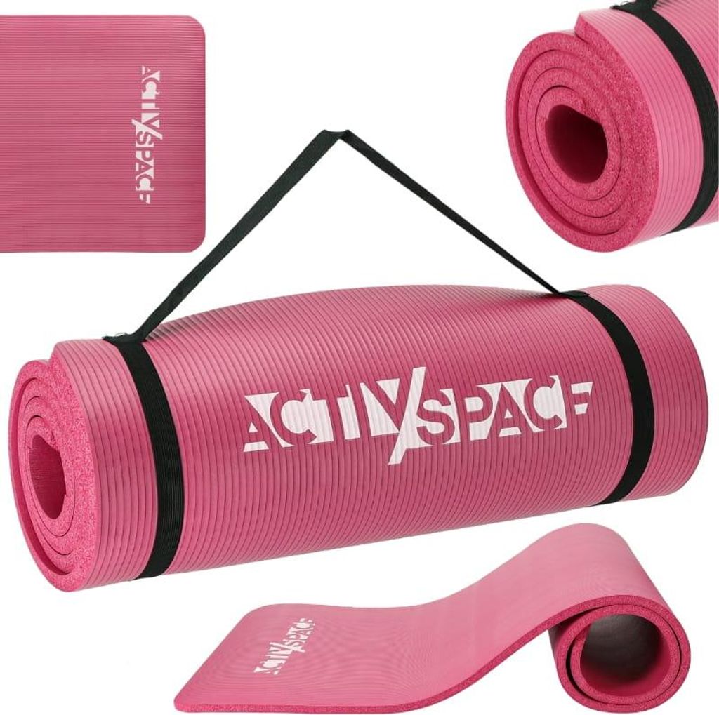 Tapis d'entraînement NBR épais 1,5 cm - rose Image du produit 