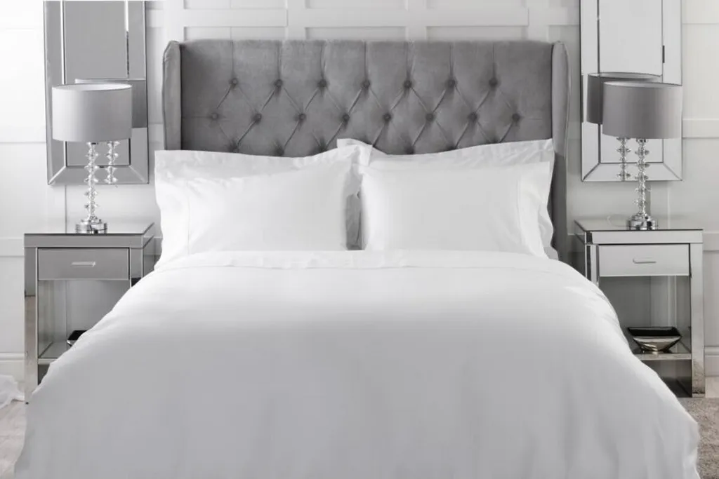 Dites adieu à la chaleur nocturne : Housse de couette Bambou Blanche