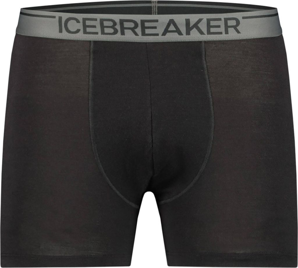 ICEBREAKER Mens Anatomica Boxers BLACK-010 S
