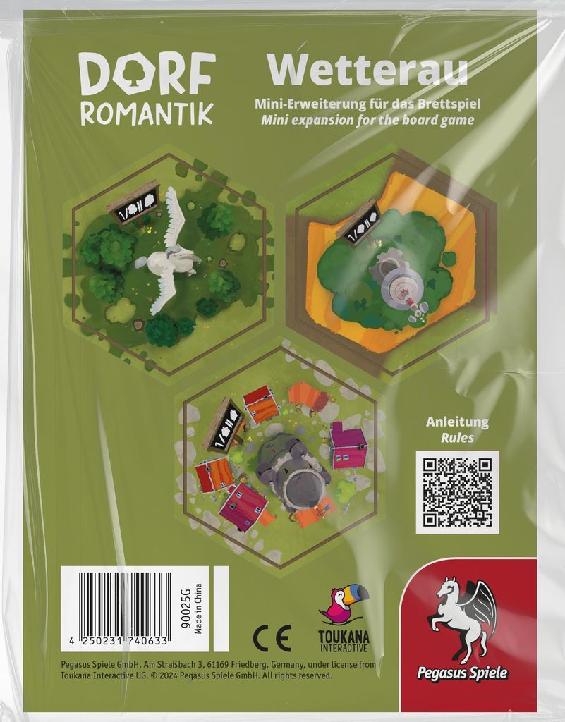 Pegasus Spiele Dorfromantik Das Brettspiel (DE) Wetterau - Mini-Erweiterung