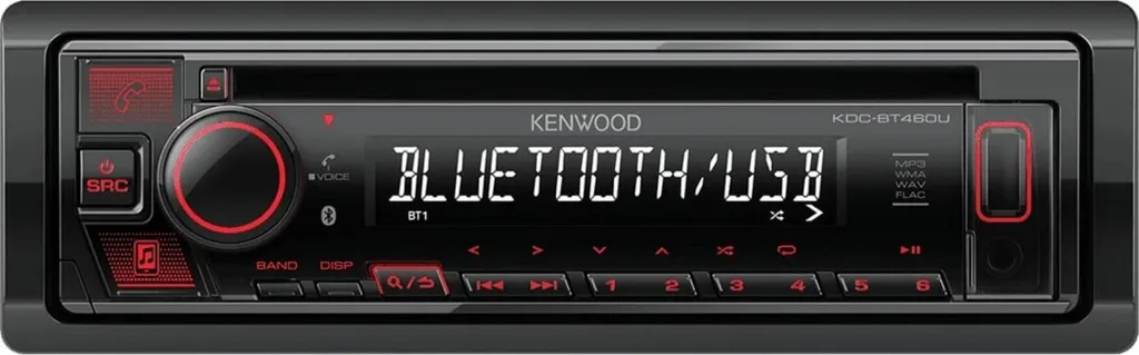 Autoradio CD avec Bluetooth Kenwood KDC-BT460U Main Libre pour Voiture