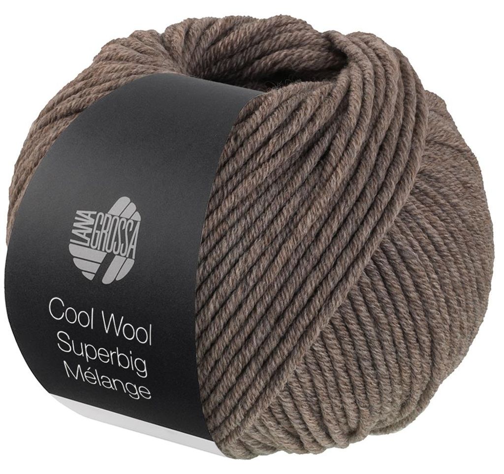 Lana Grossa - Cool Wool Superbig Melange 0213 taupe meliert Produktbild 