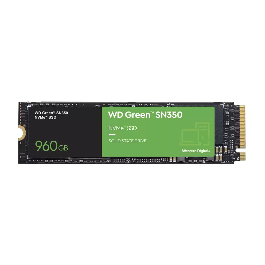Western Digital WD Green SN350 NVMe SSD 960GB, M.2 2280 / M-Key / PCIe 3.0 x4