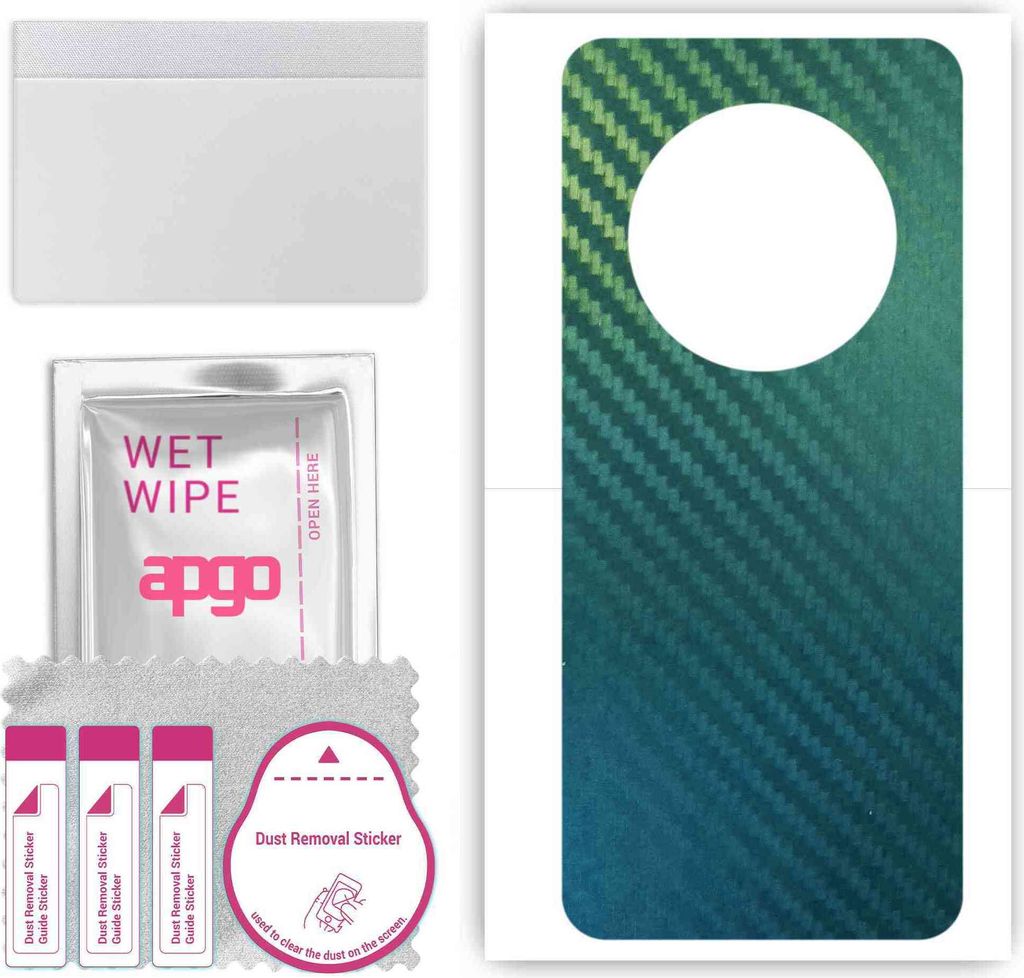 apgo Rückseite Schutzfolie, Skin, kompatibel mit Honor Magic3 Pro Plus, Hinten Displayschutzfolie aus Vinylfolie, kratzfest, einfache Montage - Ko...