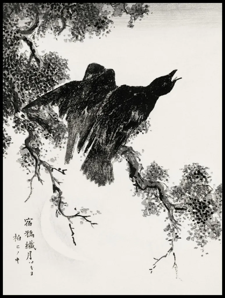 Poster Vintage Kashu 75x100cm Eastern Rook - Arte Giapponese Parete