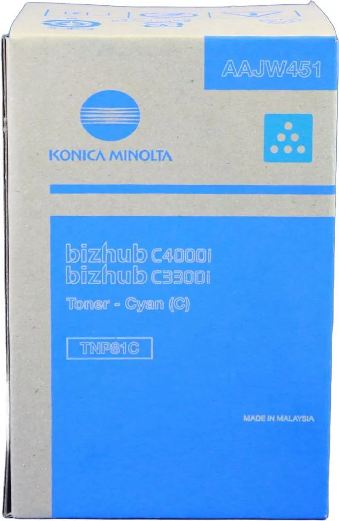 Analisi Toner Konica Minolta TNP81C Ciano: Costo per Pagina e Resa