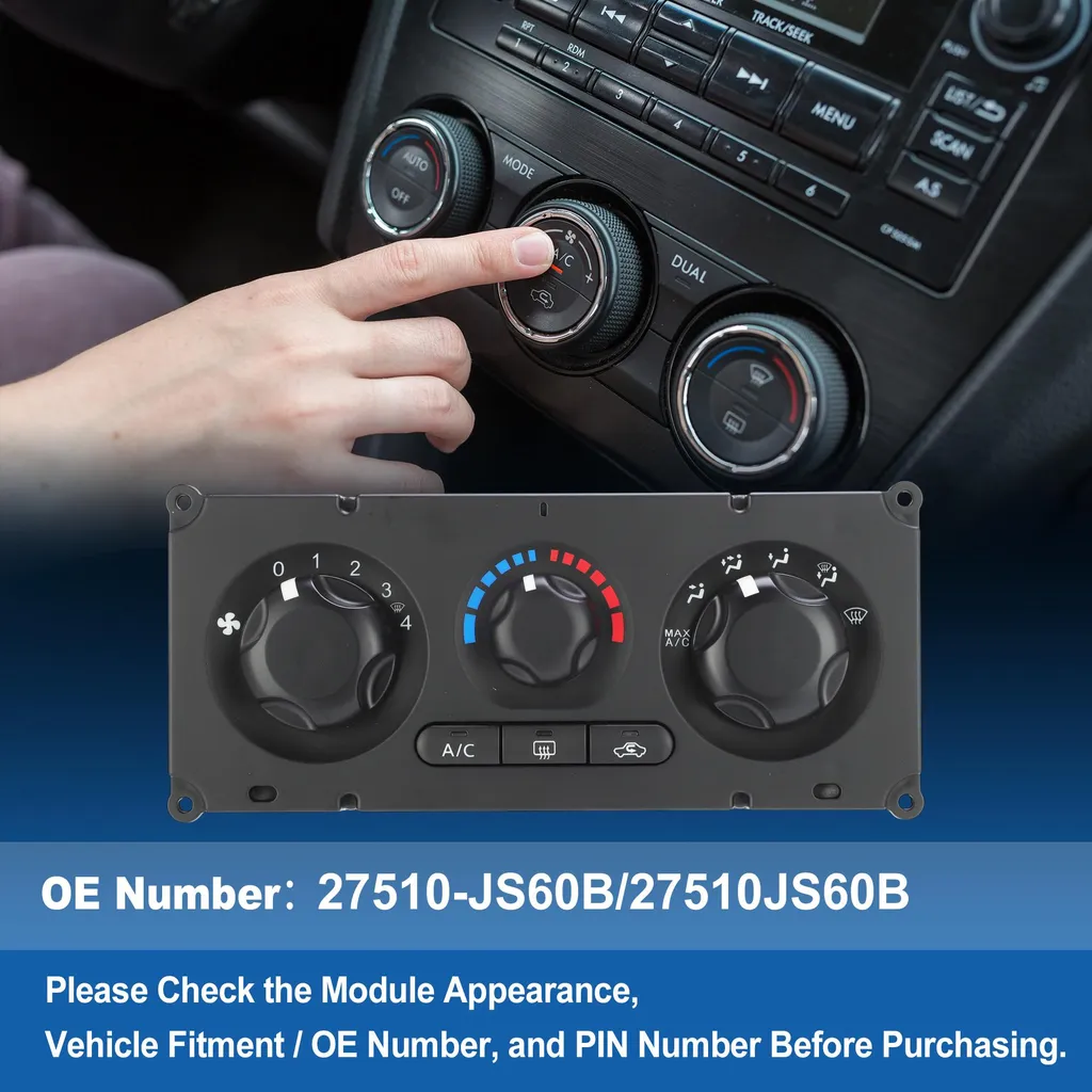 Commande Chauffage Nissan Frontier Navara D40 2007-2012 27510-JS60B - 4