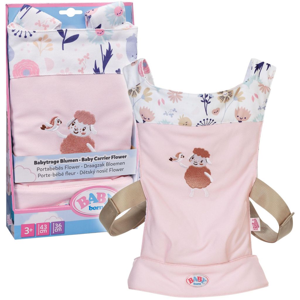 BABY born Baby Carrier Flower, Nosič pre bábiky, 3 rok / Obrázok produktu 