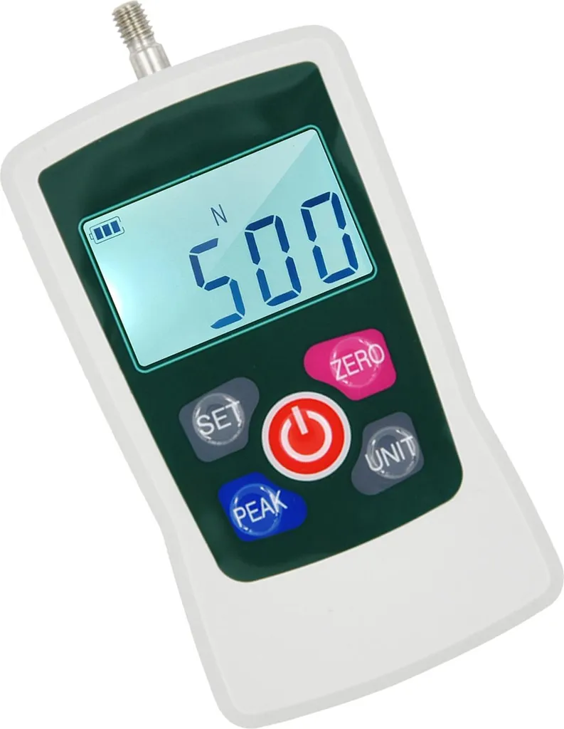Mesure de Traction et Compression 500N : Dynamomètre Digital avec LCD