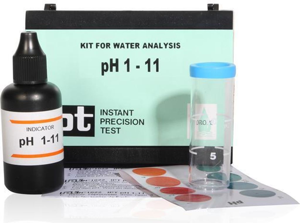pH Tester Pool PH-Wert Messgerät pH Wassertest für Pool Aquarium Heizung Brunnenwasser Test-Kit von Aquintos