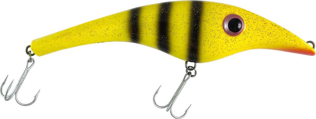 Zalt 20 Wobbler 11 Gelb Gestreift schwebend 99g