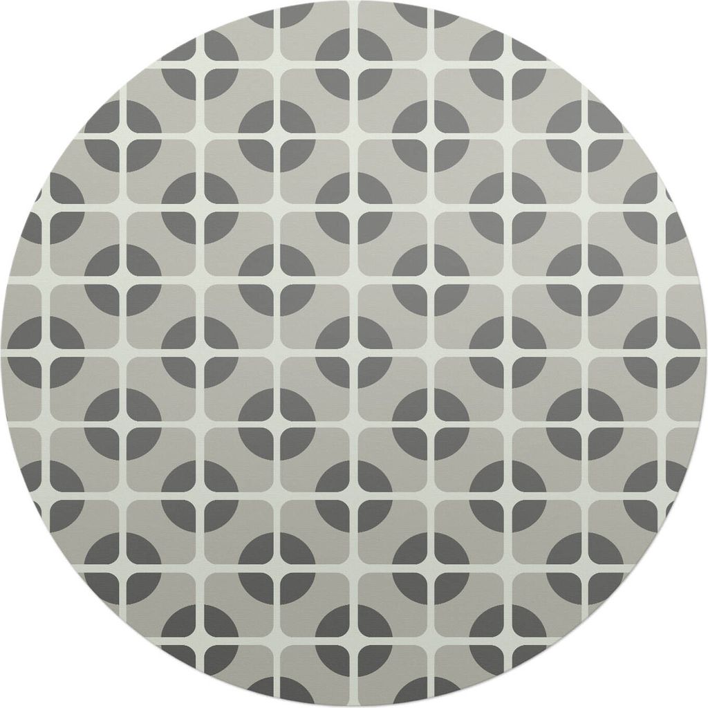 Geometrisches Retro-Muster – Bodenschutzmatte – Stuhlunterlage – Bürostuhlmatte – Rutschfeste Bodenmatte – Schutzmatte für Hartboden ...