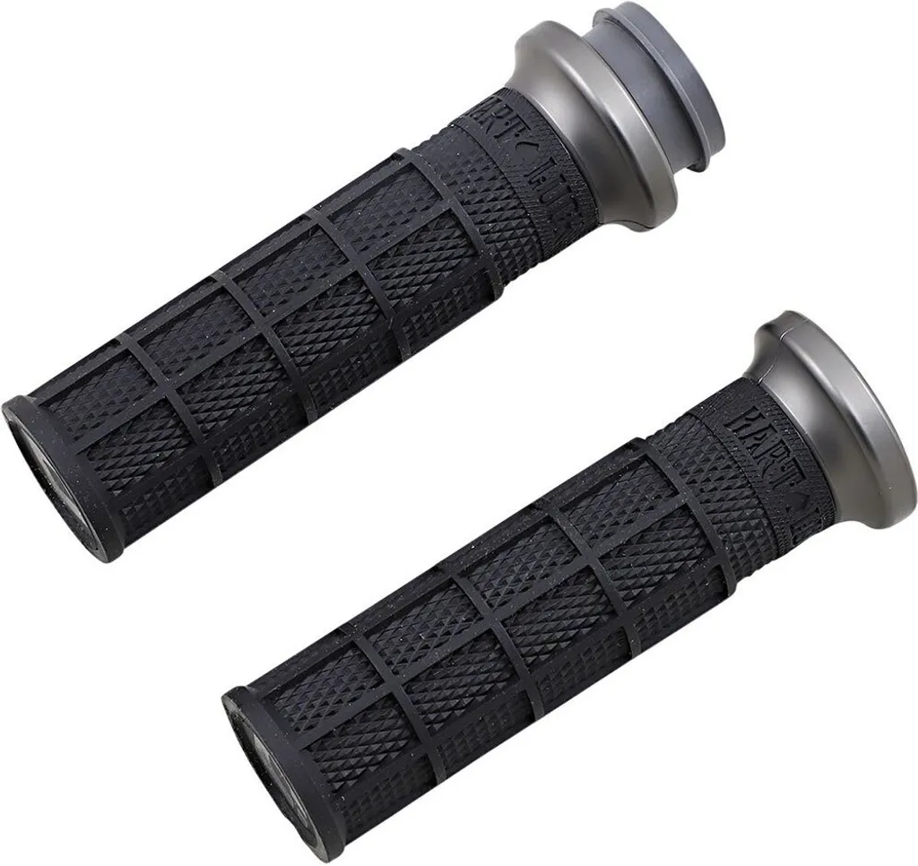 Poignées Antivibrations Odi V-twin V31htw-bh-h en Gomme Noire Durable