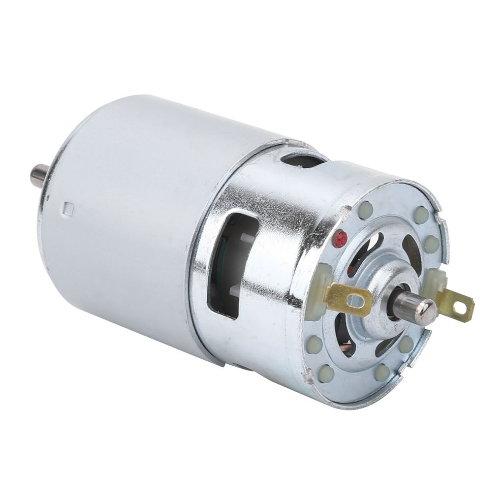 775 Motor 12-24 V Hochgeschwindigkeits-Gleichstrommotor mit großem Drehmoment, Doppelkugellager