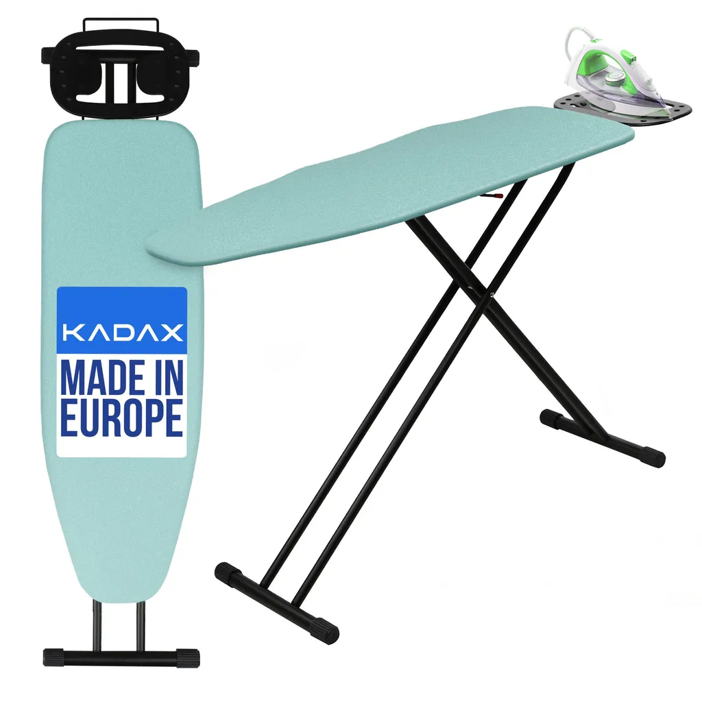 Asse da stiro KADAX 120x38 cm pieghevole: Stabilità professionale per casa