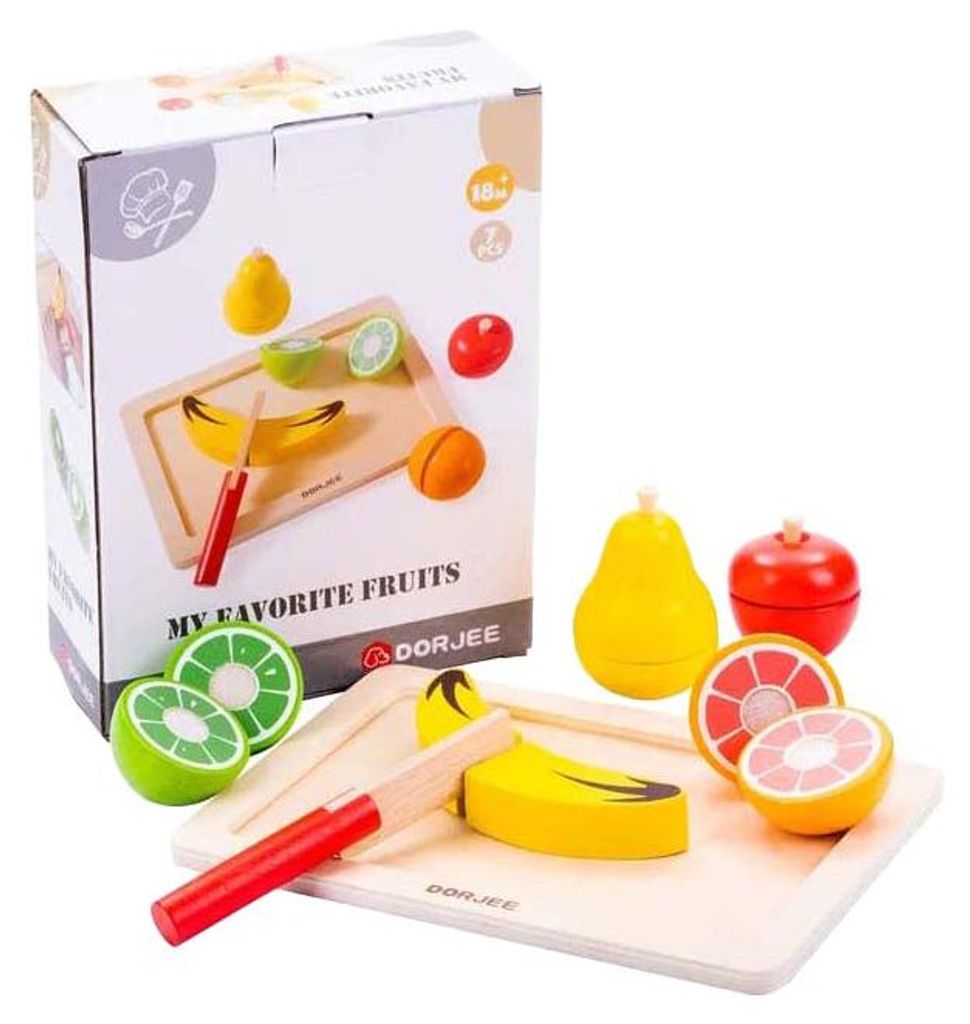 Set à découper en bois Fruits Image du produit 