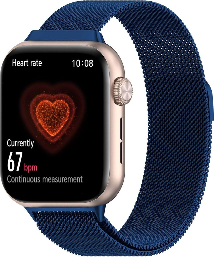 Für Honor Watch 5 Milan Metall Stahl Mesh Ersatz Armband mit Magnetverschluss Blau