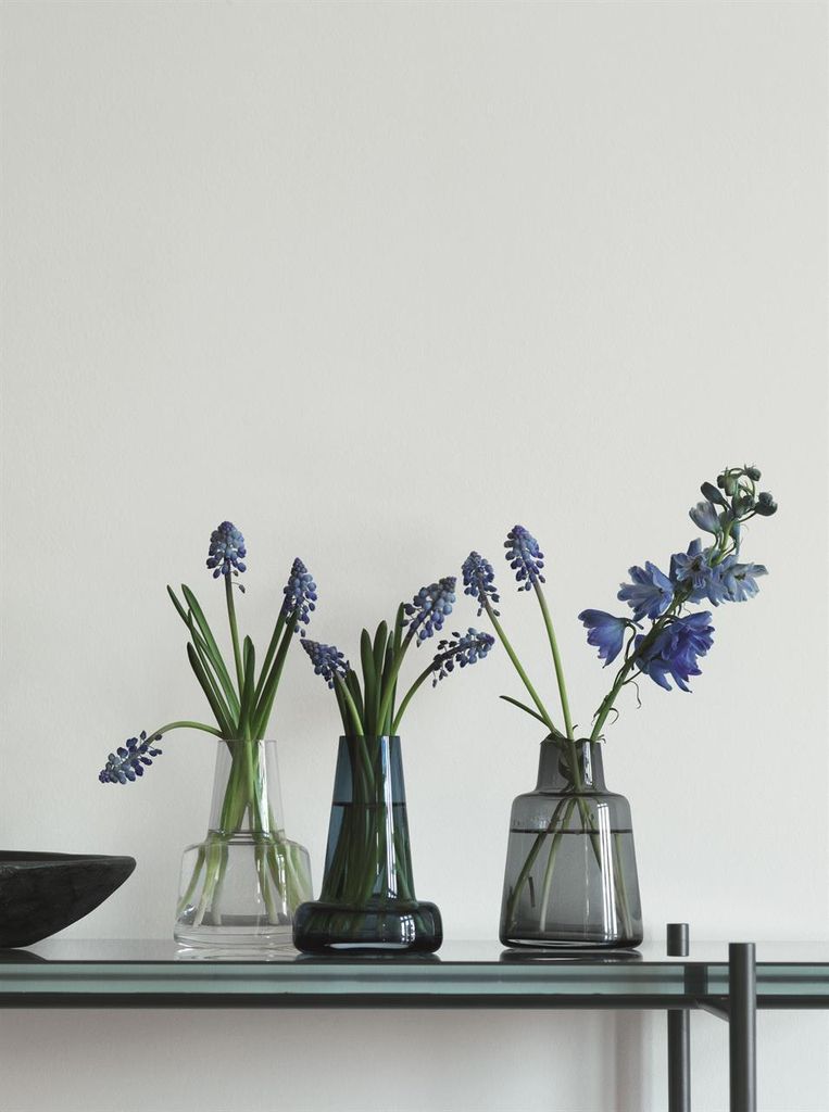 Holmegaard Vase Flora Glas klar 12 cm (h) Produktbild 