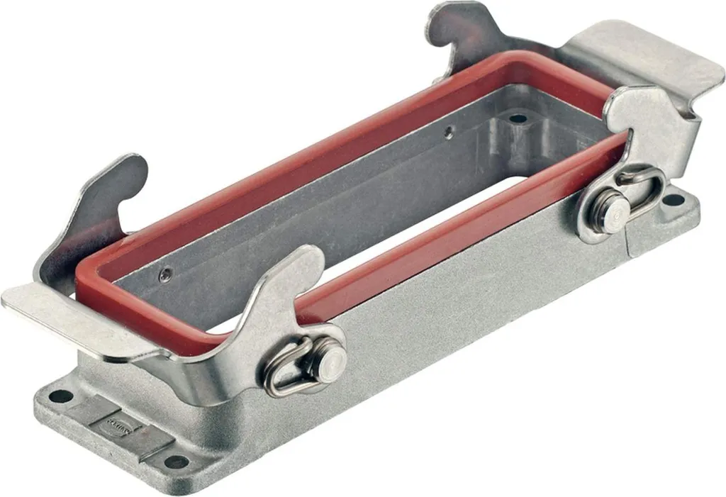 Boîtier rapporté HARTING Han 24B haute température bas avec 2 étriers