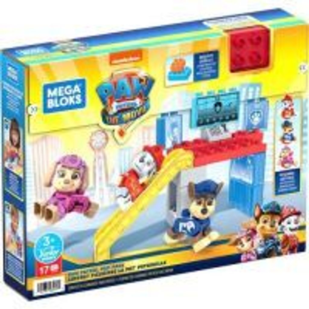Mattel HDX93 - Mega Bloks - Junior Builders - Paw Patrol - The Movie - Hündchen-Pack