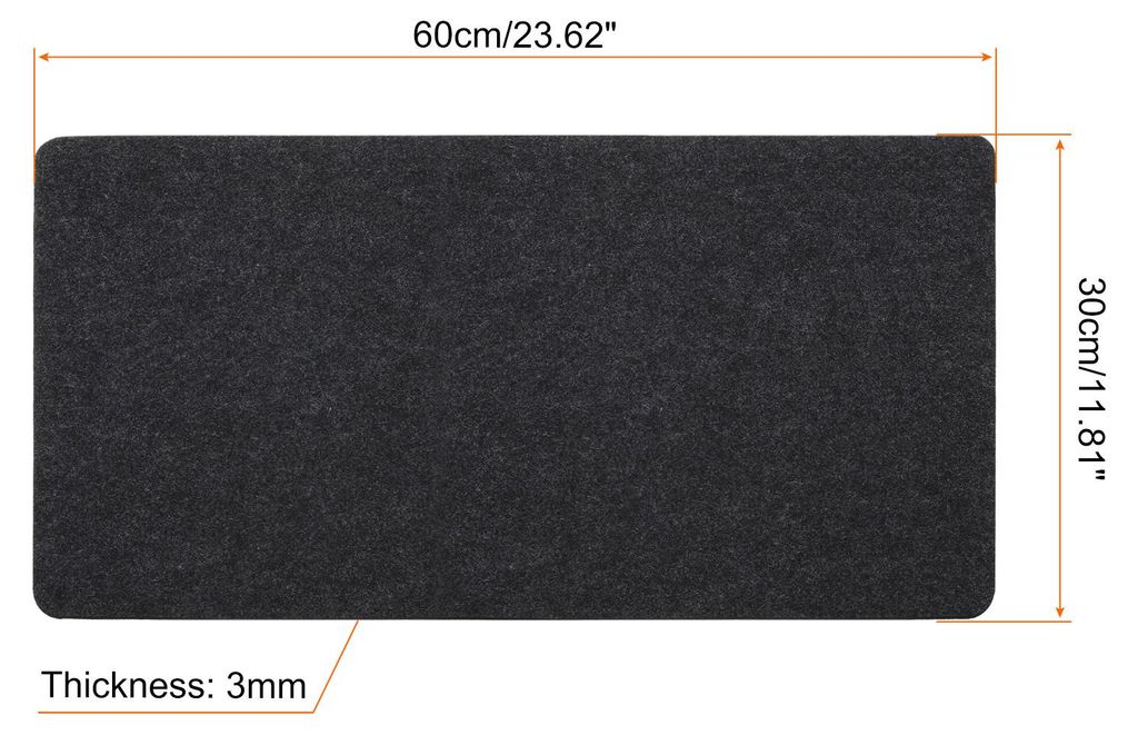 30cm x 60cm Schreibtischunterlage, Filz Tischunterlage, Tischmatte Rutschfester Schreibtisch Auflage Tisch-Schutz Unterlage fš¹r Bš¹ro Home Off...