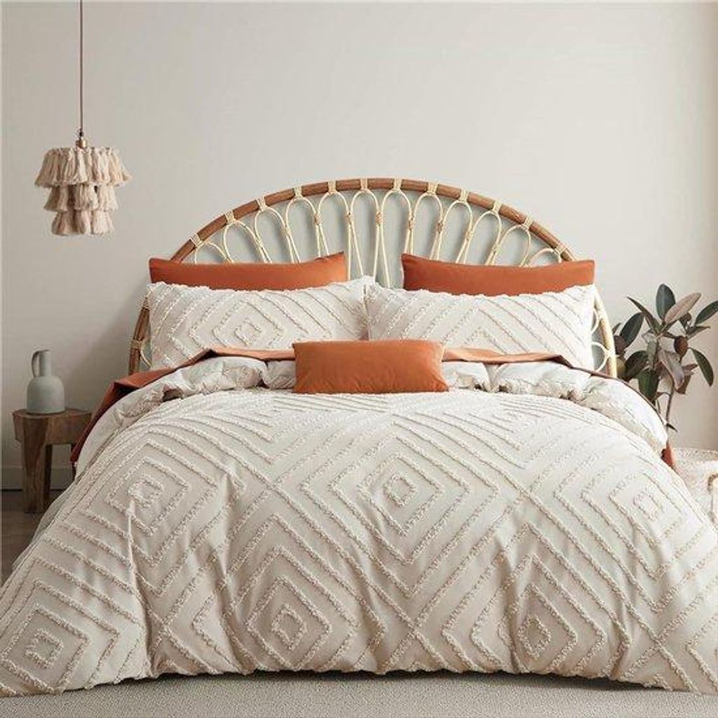 Boheemse beddengoedset met handgemaakte borduursels - 200 x Productafbeelding 