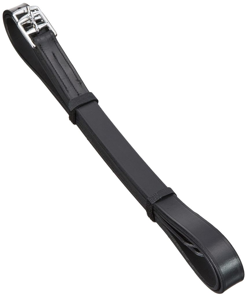 Covalliero staffa in pelle nera per bambini, misura:130cm Immagine del prodotto 