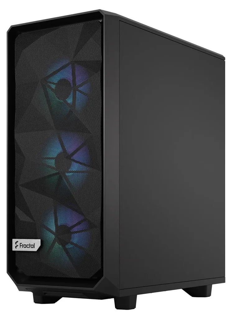 Fractal Design Meshify 2 Compact RGB Black TG Boîtier PC Gamer ATX Noir