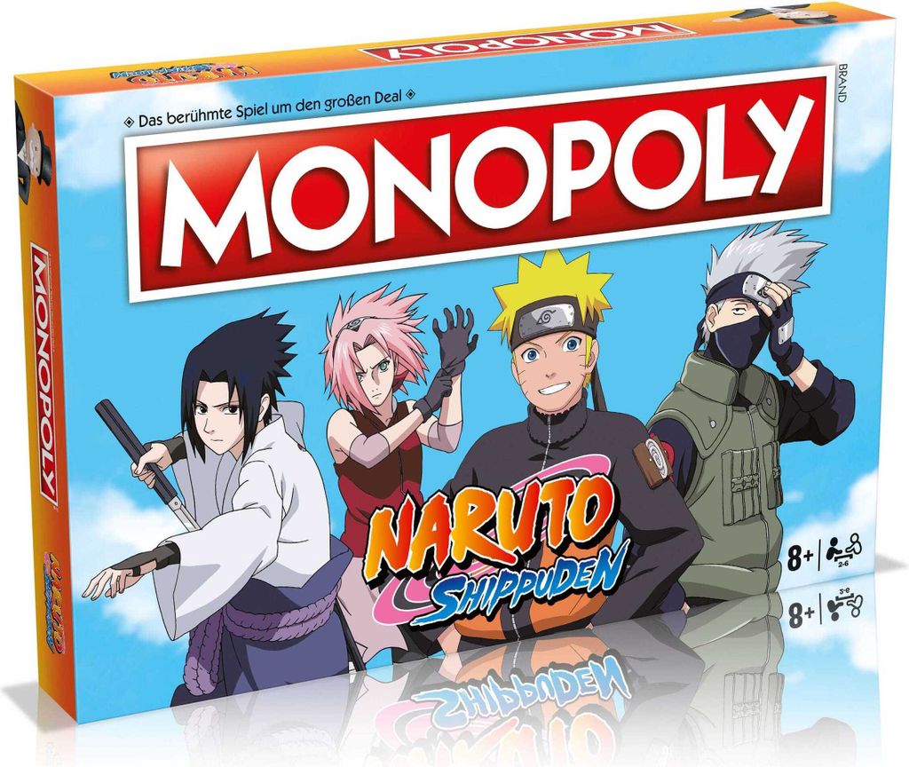 Monopoly - Naruto (deutsch) Brettspiel Gesellschaftsspiel Anime