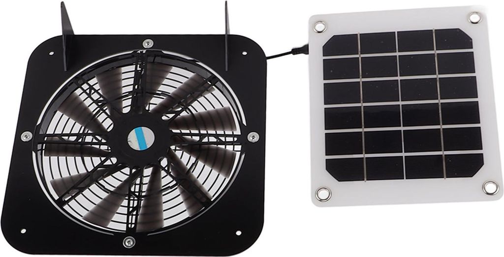 Solární výfukový ventilátor 100W solární panel s Obrázek produktu 