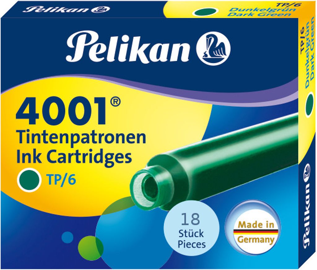 18 Pelikan Tintenpatronen 4001® / Füllerpatronen / Farbe: Produktbild 