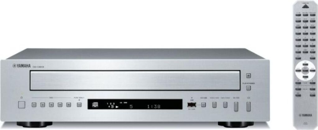 Yamaha CD-C603, 5,6 kg, Silber, HiFi-CD-Player