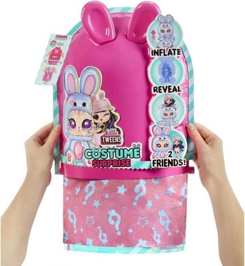 LOL Surprise Tweens Costume Puppe Aya Cherry, 17cm Puppe, Inklusive Aufblasbares Tier