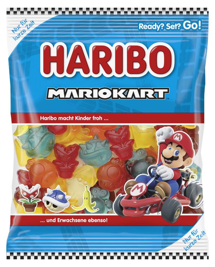 Haribo Mariokart Fruchtgummi Limited Edition Packung 160g Produktbild 