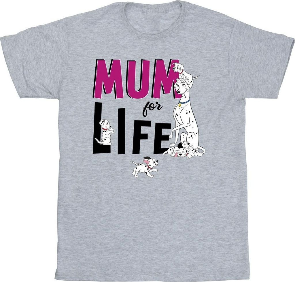 Disney - "101 Dalmatians Mum For Life" T-Shirt für Herren BI28911 (L) (Grau)