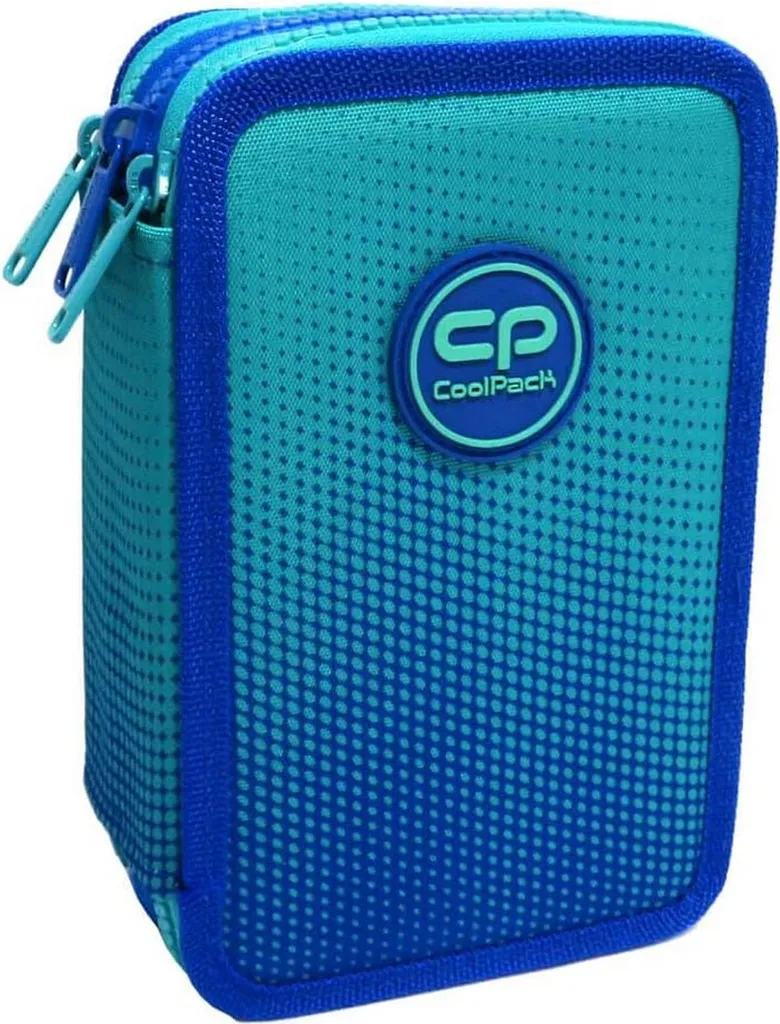 Plumier Triple Compartiment Gradient Ocean avec Accessoires de Bureau Enfant - 2