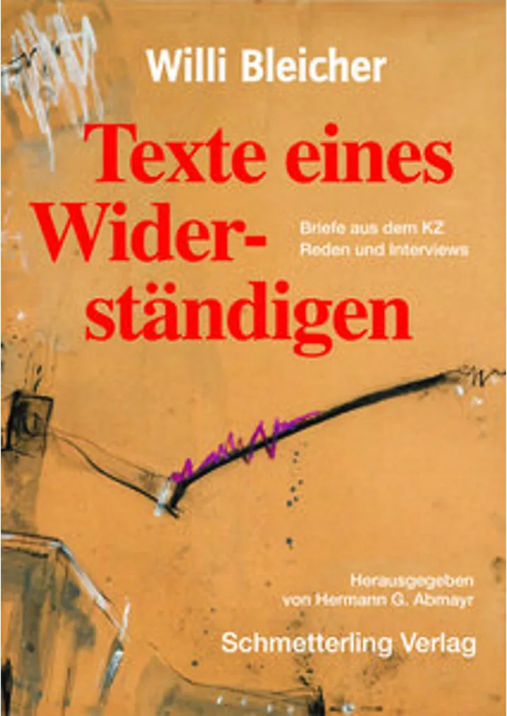 Livre Texte eines Widerständigen, œuvre littéraire de résistance pure