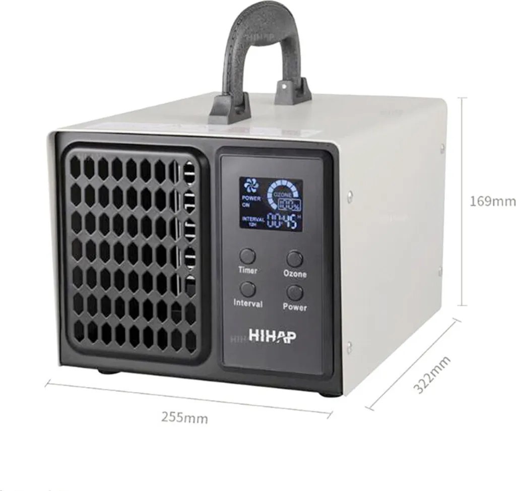 Générateur d'ozone numérique 5000 mg/h O3 - Purificateur d'air industriel