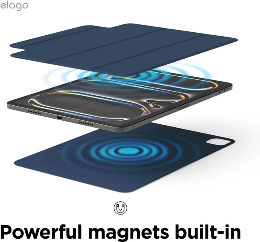 Étui de Protection iPad Pro 11 M4 Folio Aimanté avec Support de Angle - 3