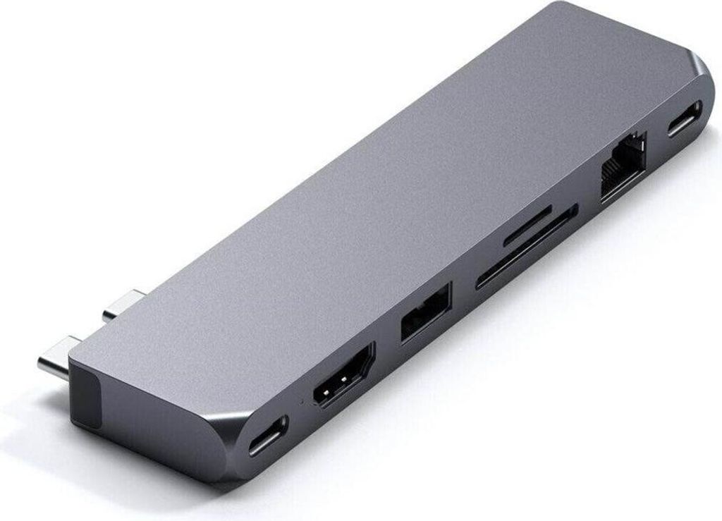 Satechi Pro Hub Mini Adapter USB-Dockingstation spacegrey Produktbild 