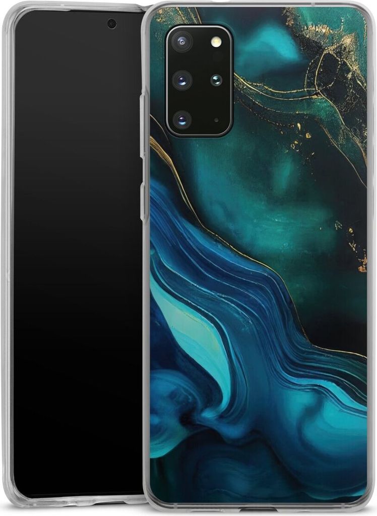 DeinDesign Handyhülle für Samsung Galaxy S20 Plus 5G Silikon Hülle Case Smartphone Schutzhülle Art Farbverlauf Marmor